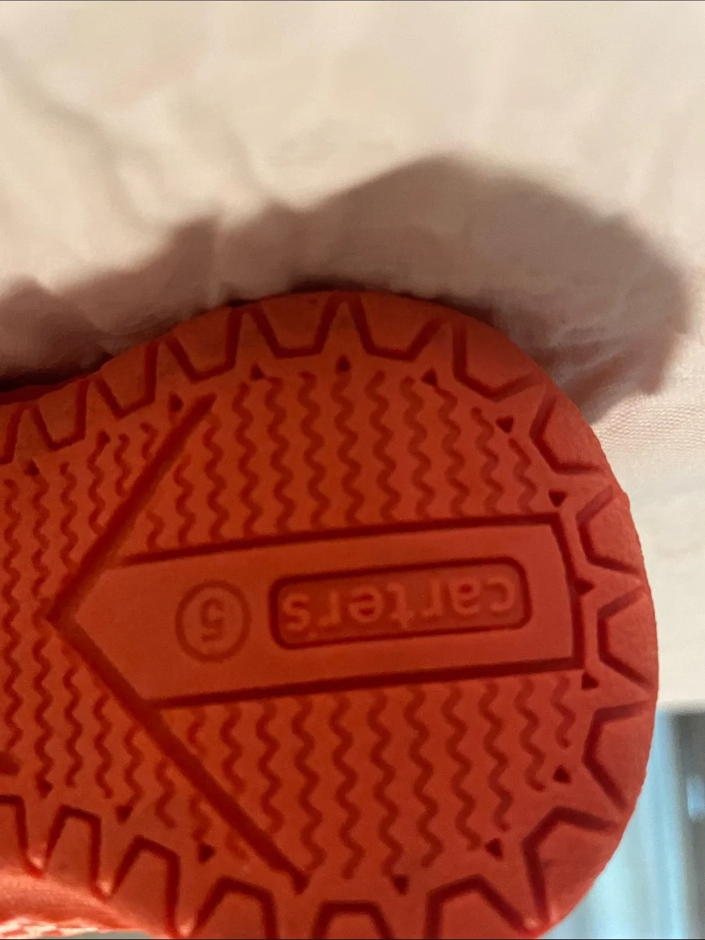 Carter’s Navy and Orange Athletic Baby Sneakers - Velcro Closure